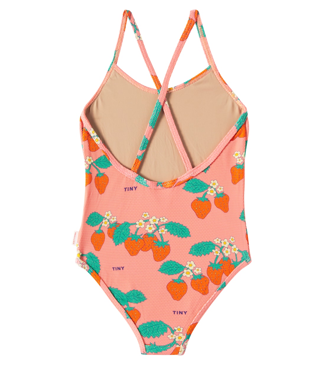 Strawberries printed swimsuit | Tinycottons