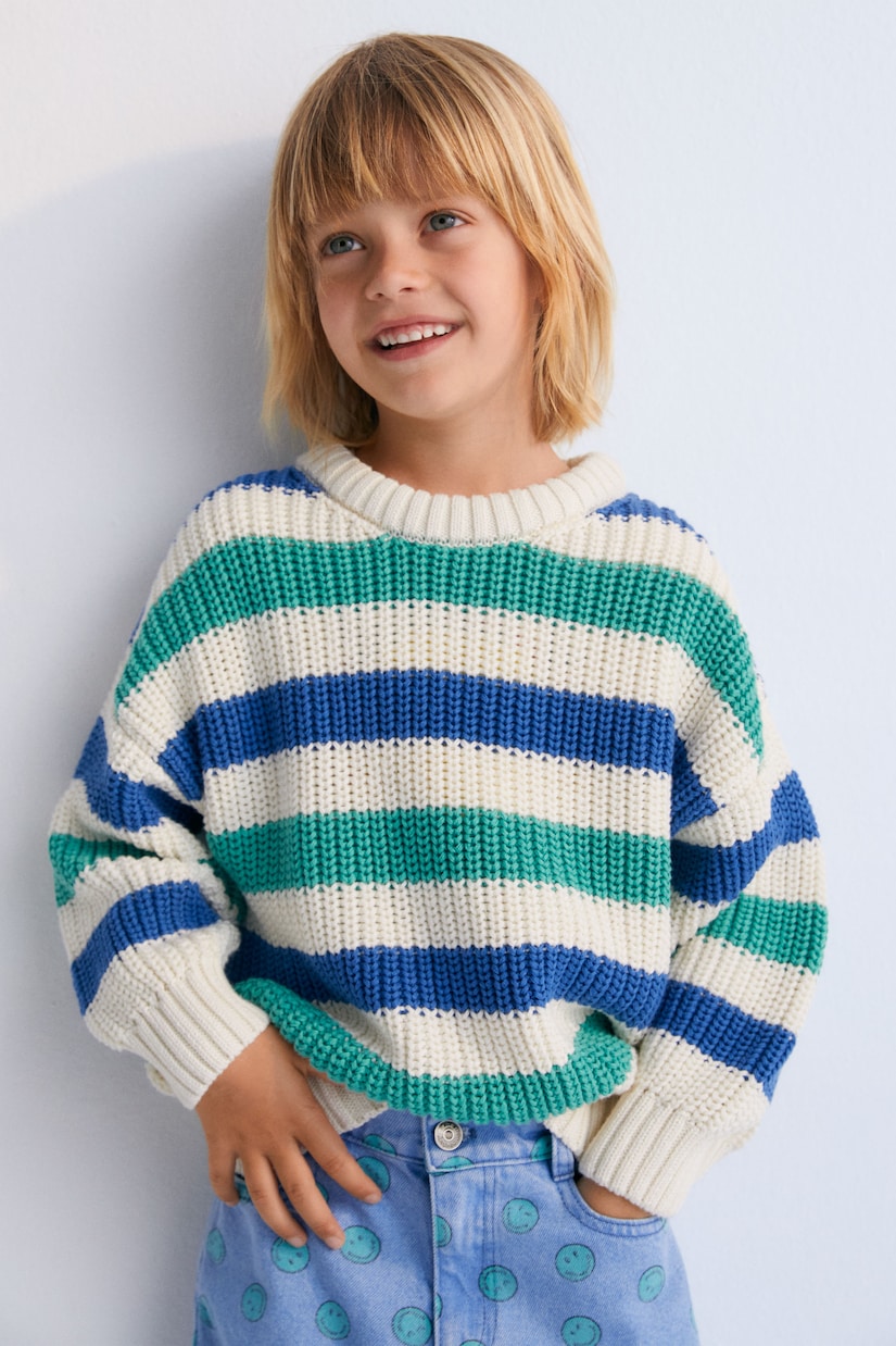 Leto striped cotton sweater | The New Society