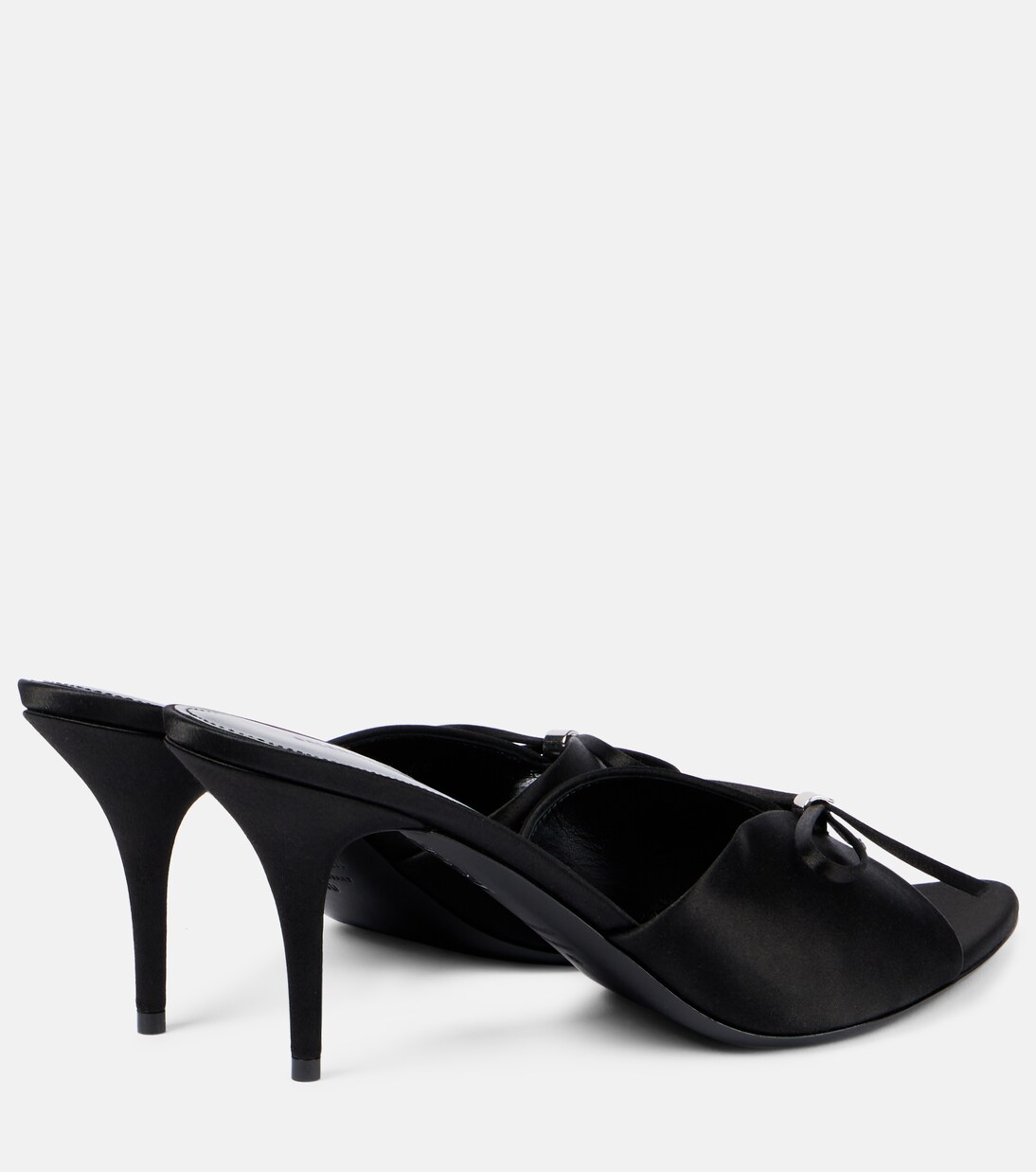 Pantoletten Knife Bow 80 aus Satin | Balenciaga