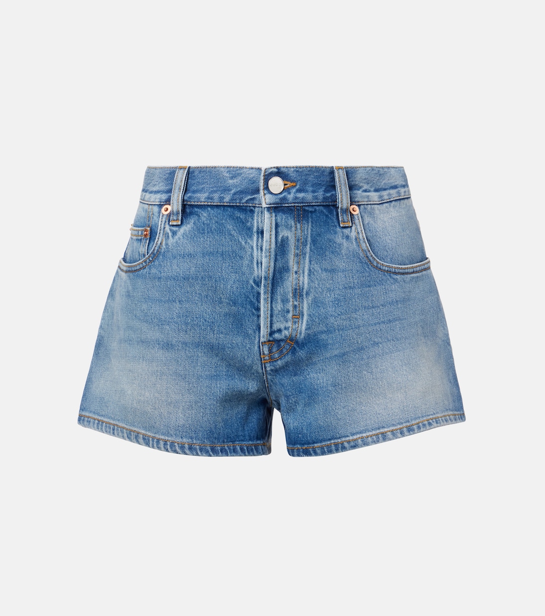 Mid-rise denim shorts | Gucci