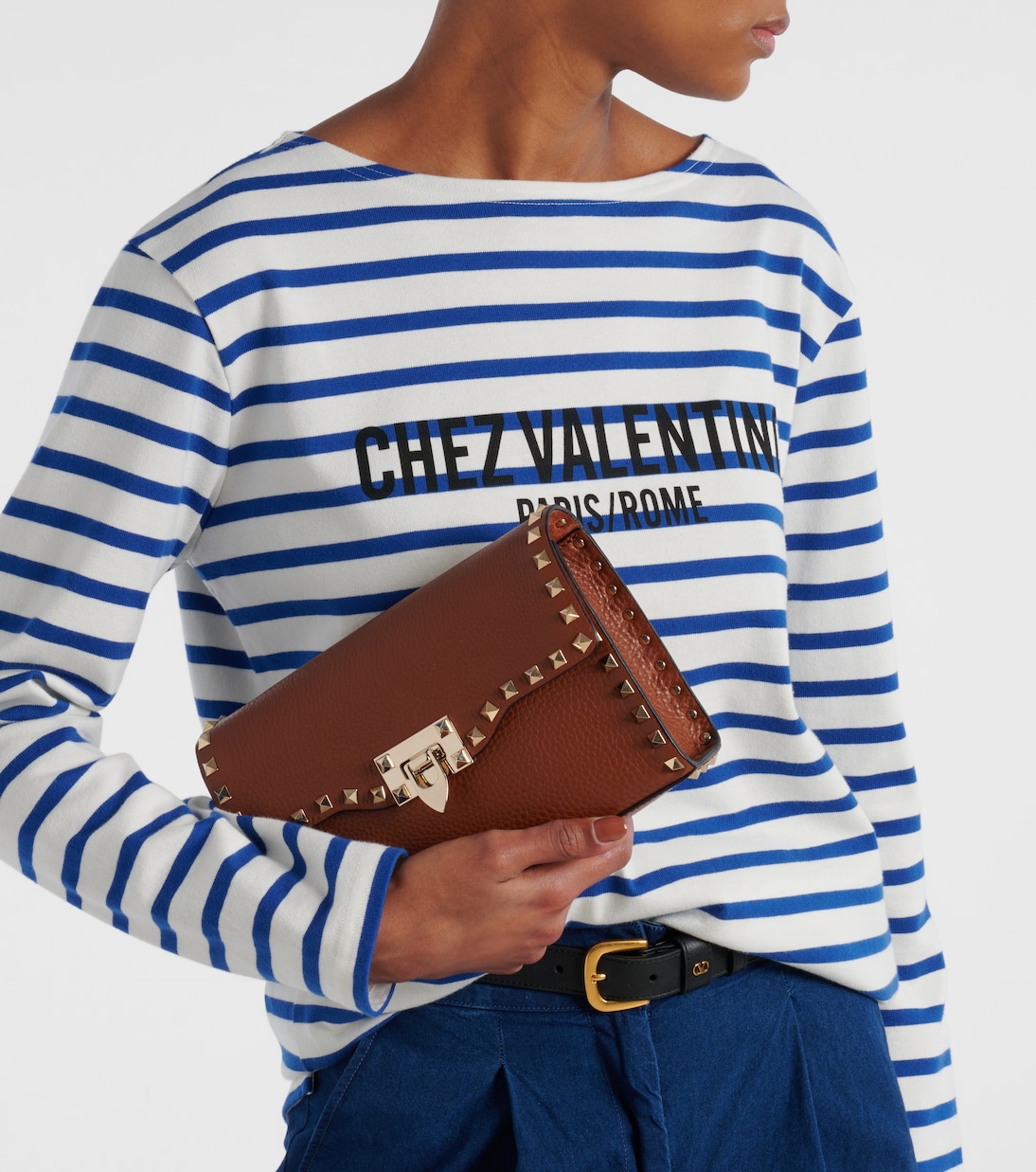 Borsa a tracolla Rockstud Small in pelle | Valentino Garavani