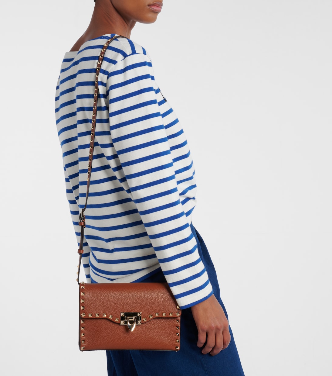 Borsa a tracolla Rockstud Small in pelle | Valentino Garavani