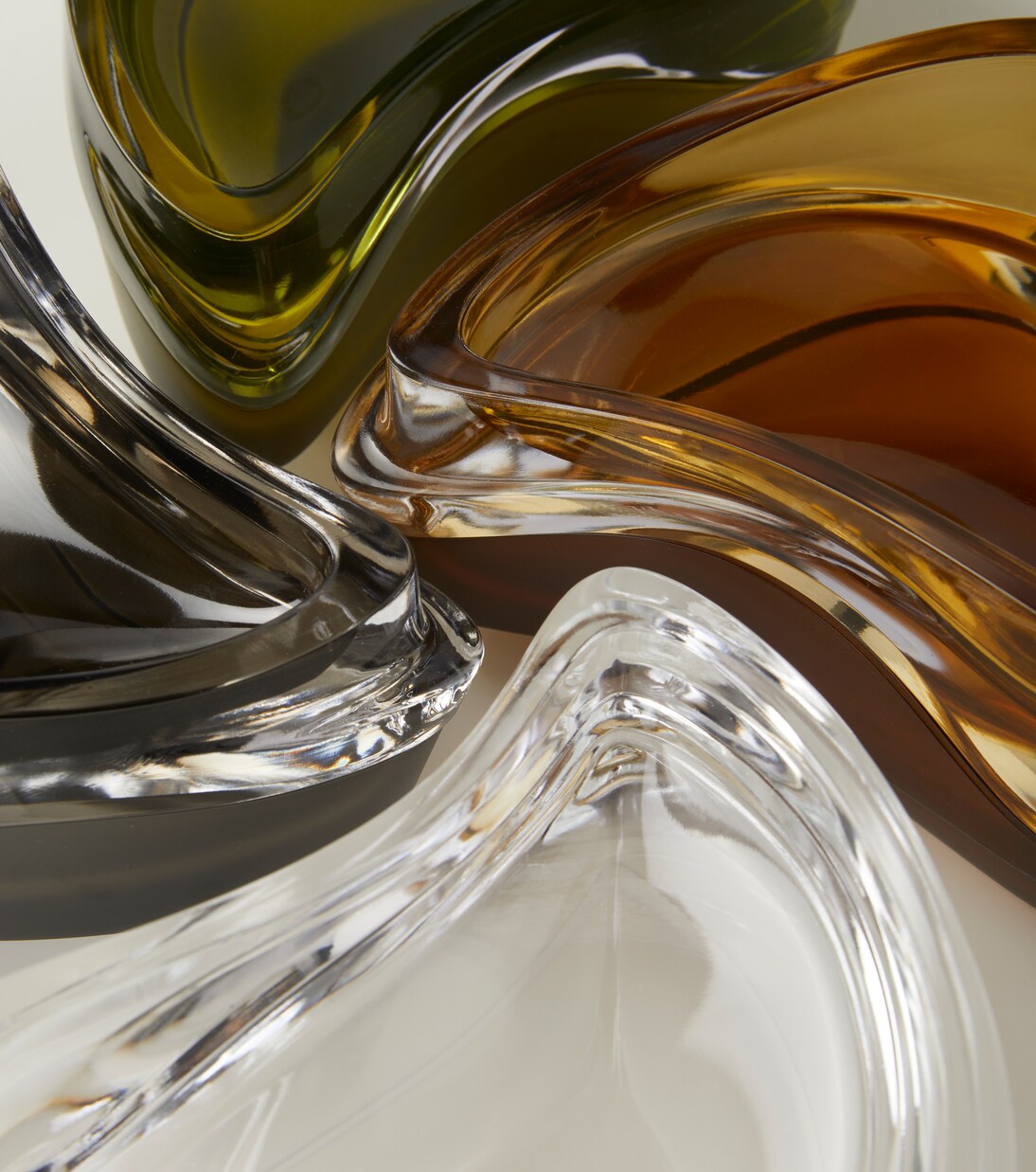 Plex set of 2 crystal decorative trays | Zaha Hadid Design