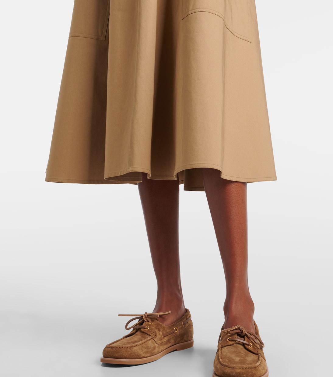 Falda midi en mezcla de algodón | Vince