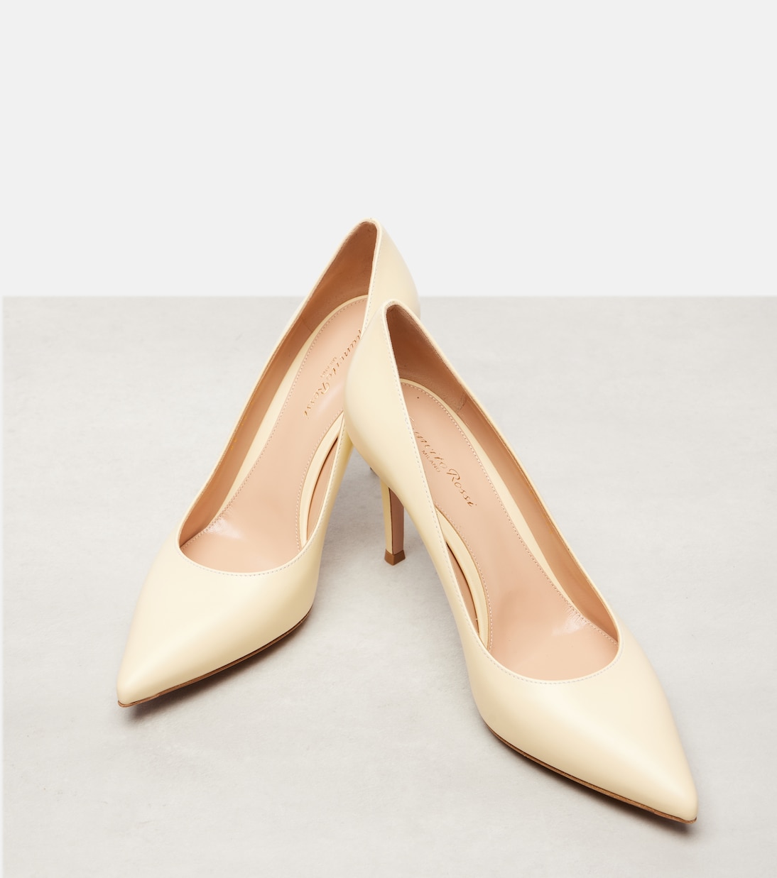 Gianvito 85 leather pumps | Gianvito Rossi