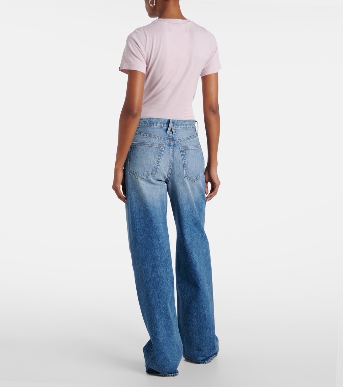 Jeans barrel Cassie a vita alta | Slvrlake