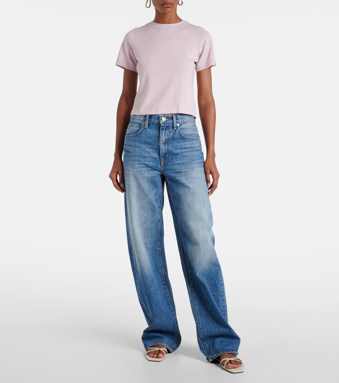 Jeans barrel Cassie a vita alta | Slvrlake