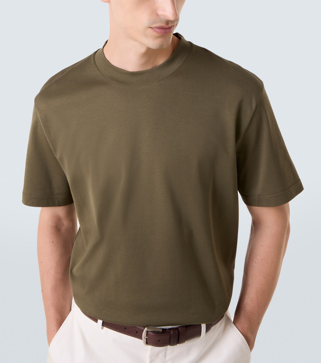 T-shirt in jersey di cotone  | Loro Piana