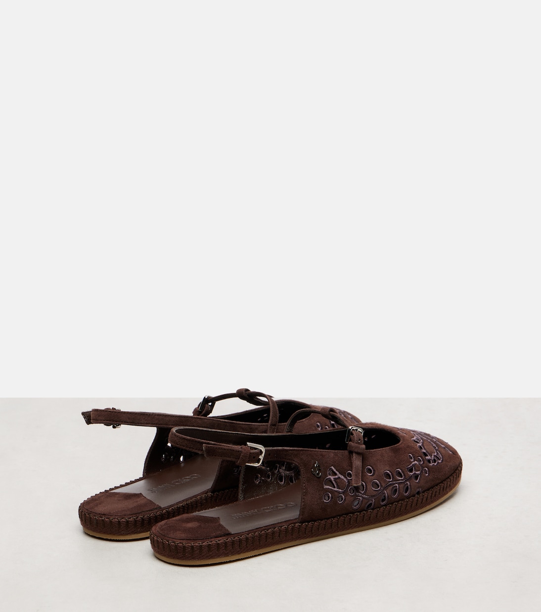 Amiee embroidered suede espadrilles | Jimmy Choo