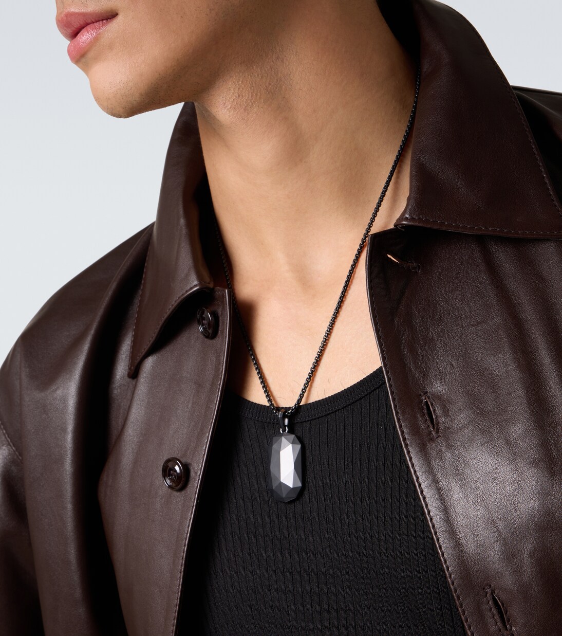 Halskette aus Sterlingsilber mit Titan | David Yurman