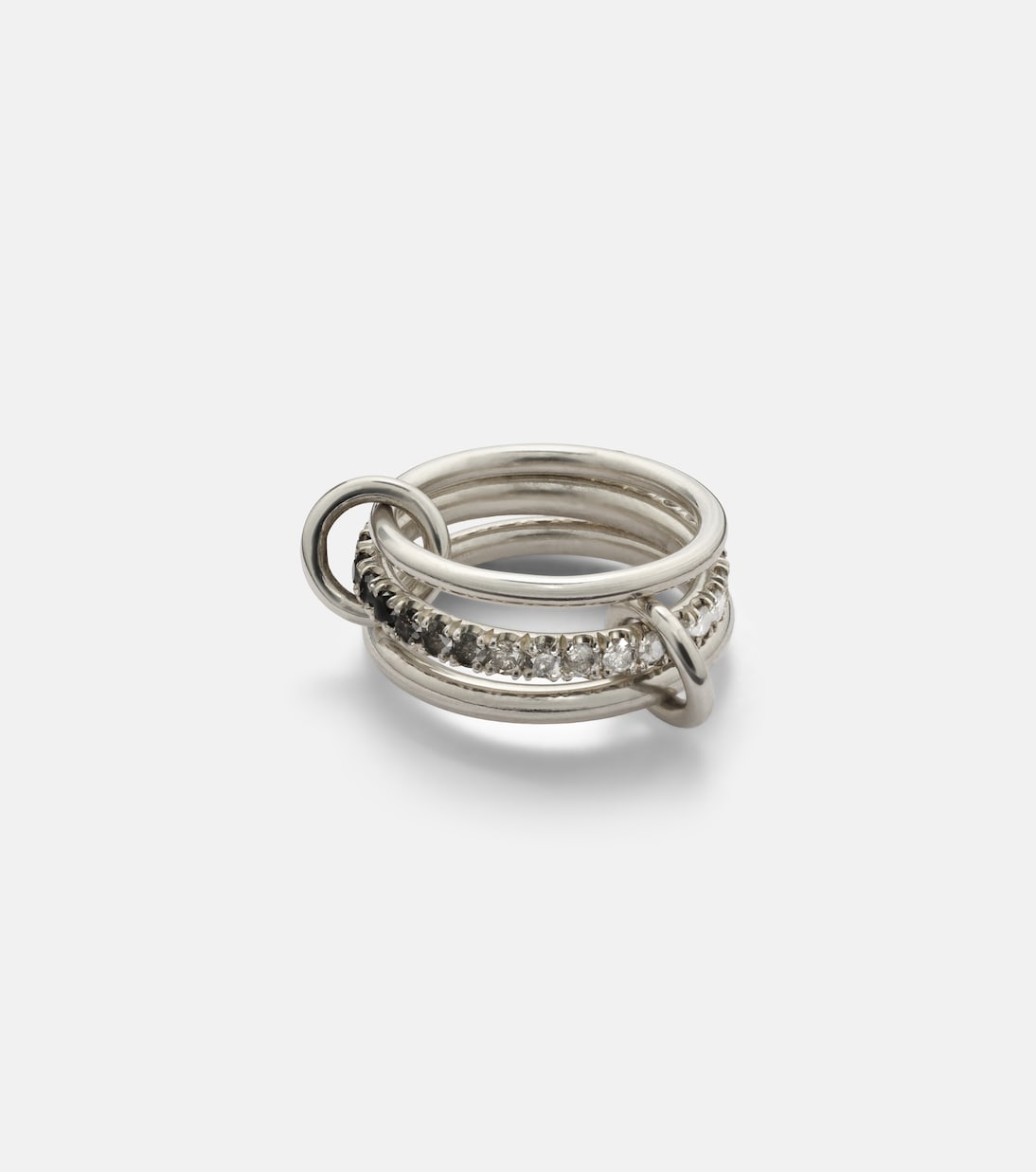 Ring Petunia aus Sterlingsilber mit Diamanten | Spinelli Kilcollin