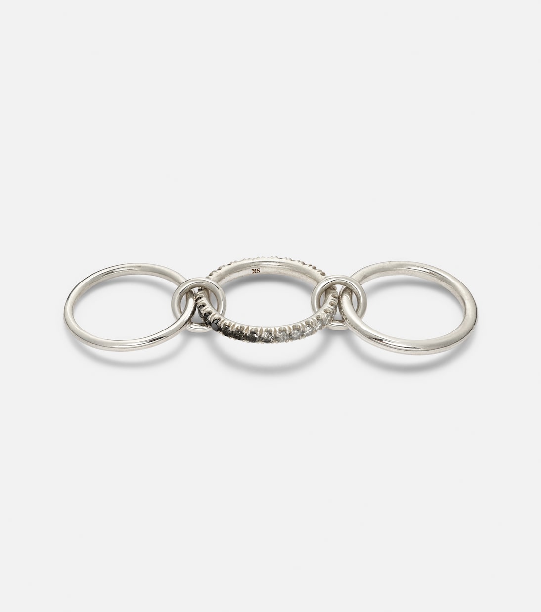 Ring Petunia aus Sterlingsilber mit Diamanten | Spinelli Kilcollin