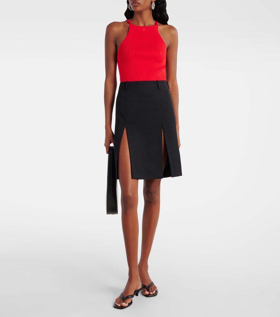 Top Circle aus Rippstrick | Courrèges