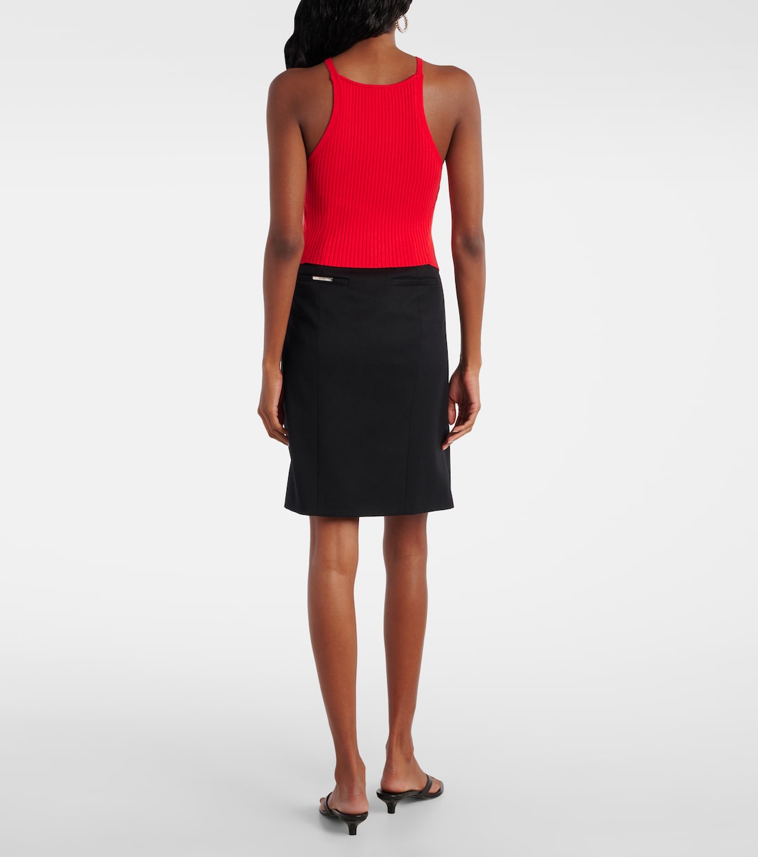 Top Circle aus Rippstrick | Courrèges