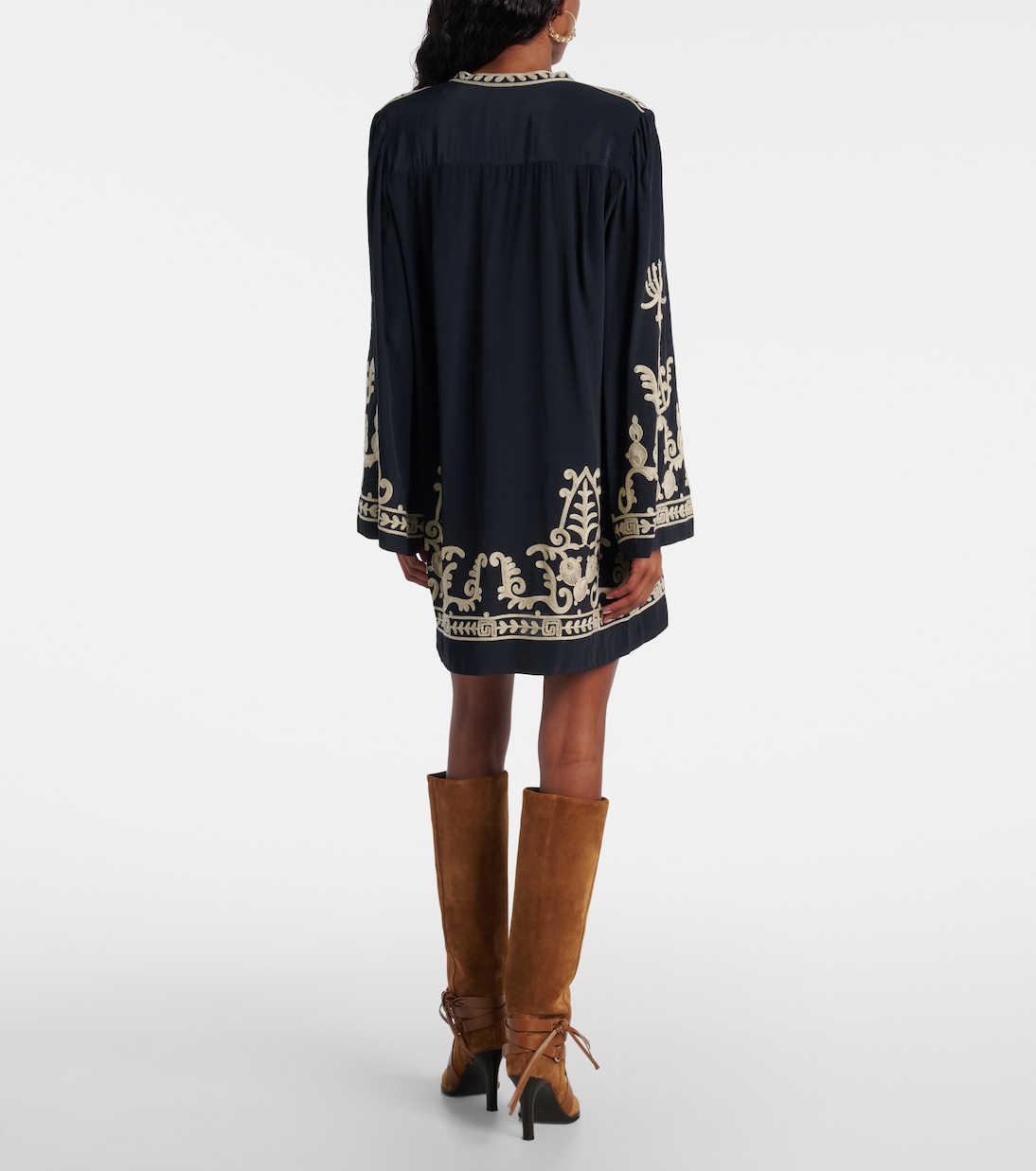 Bestickte Tunika Fadeli aus Crêpe | Marant Etoile