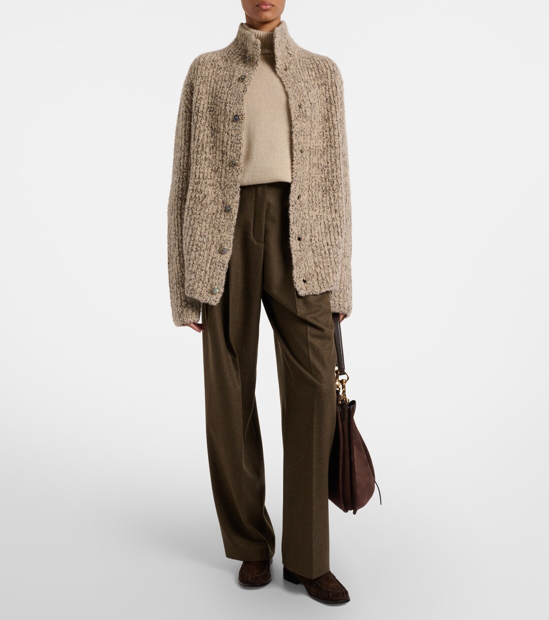 Cashmere bouclé cardigan | God's True Cashmere