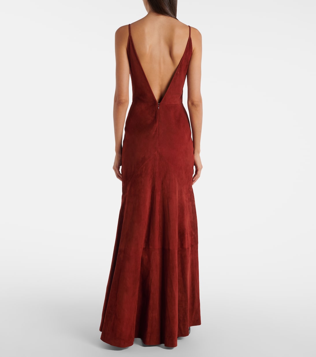 Maxikleid Brigita aus Veloursleder | Gabriela Hearst