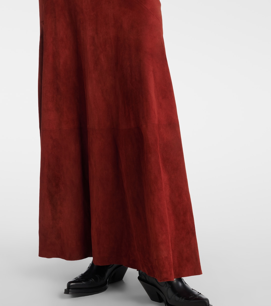 Maxikleid Brigita aus Veloursleder | Gabriela Hearst