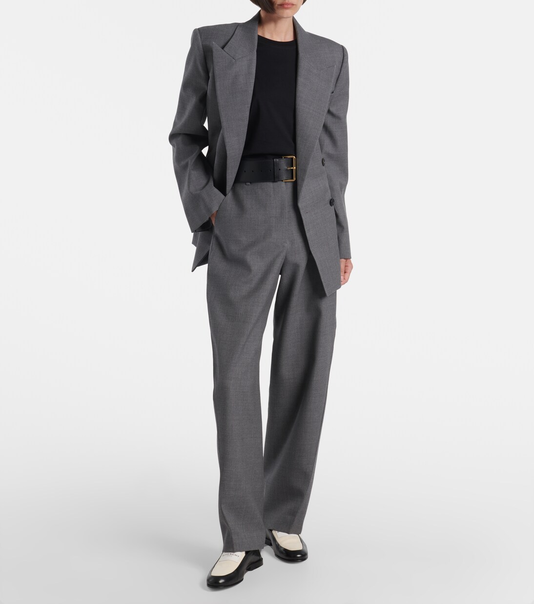 Cocoon wool wide-leg pants | Givenchy
