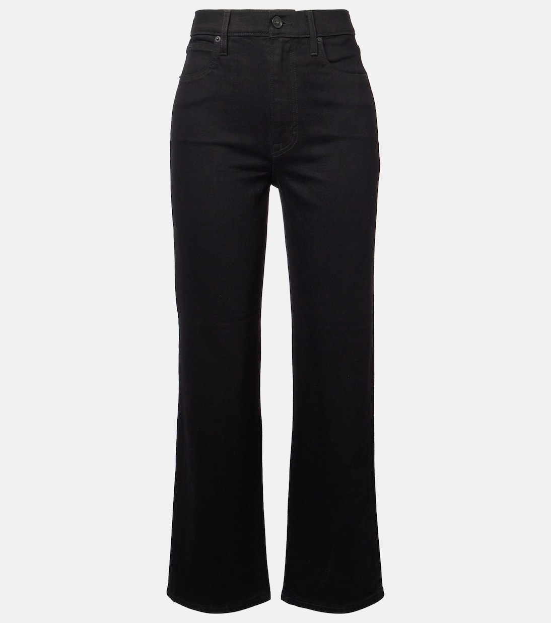 Mid-Rise Cropped Straight Jeans London | Slvrlake