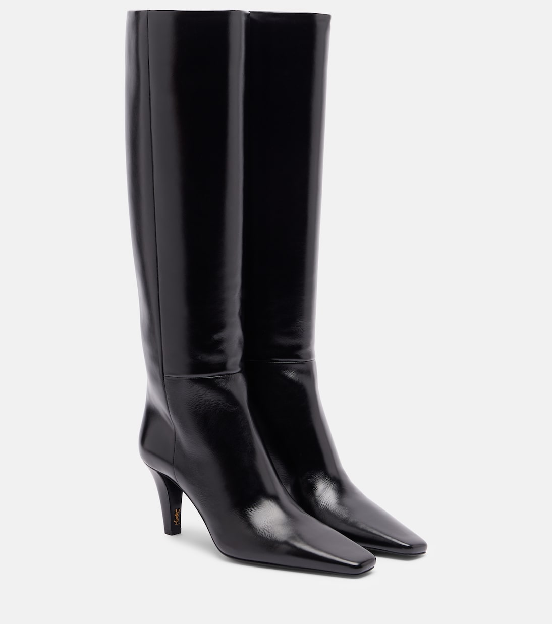 Jill 75 leather knee-high boots | Saint Laurent