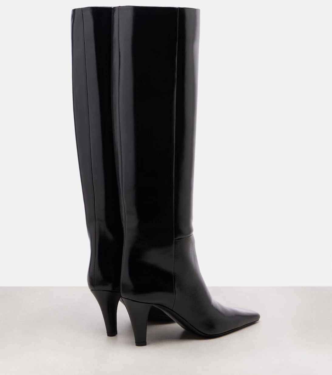 Jill 75 leather knee-high boots | Saint Laurent