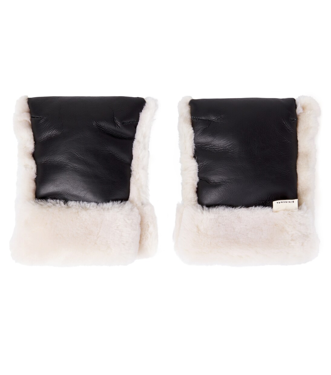 Buggy shearling mittens | Binibamba