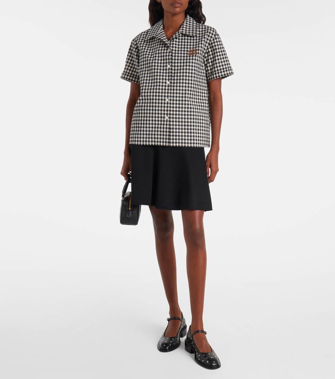 Verzierte Mary-Jane-Pumps Penelope 40 aus Leder | Souliers Martinez