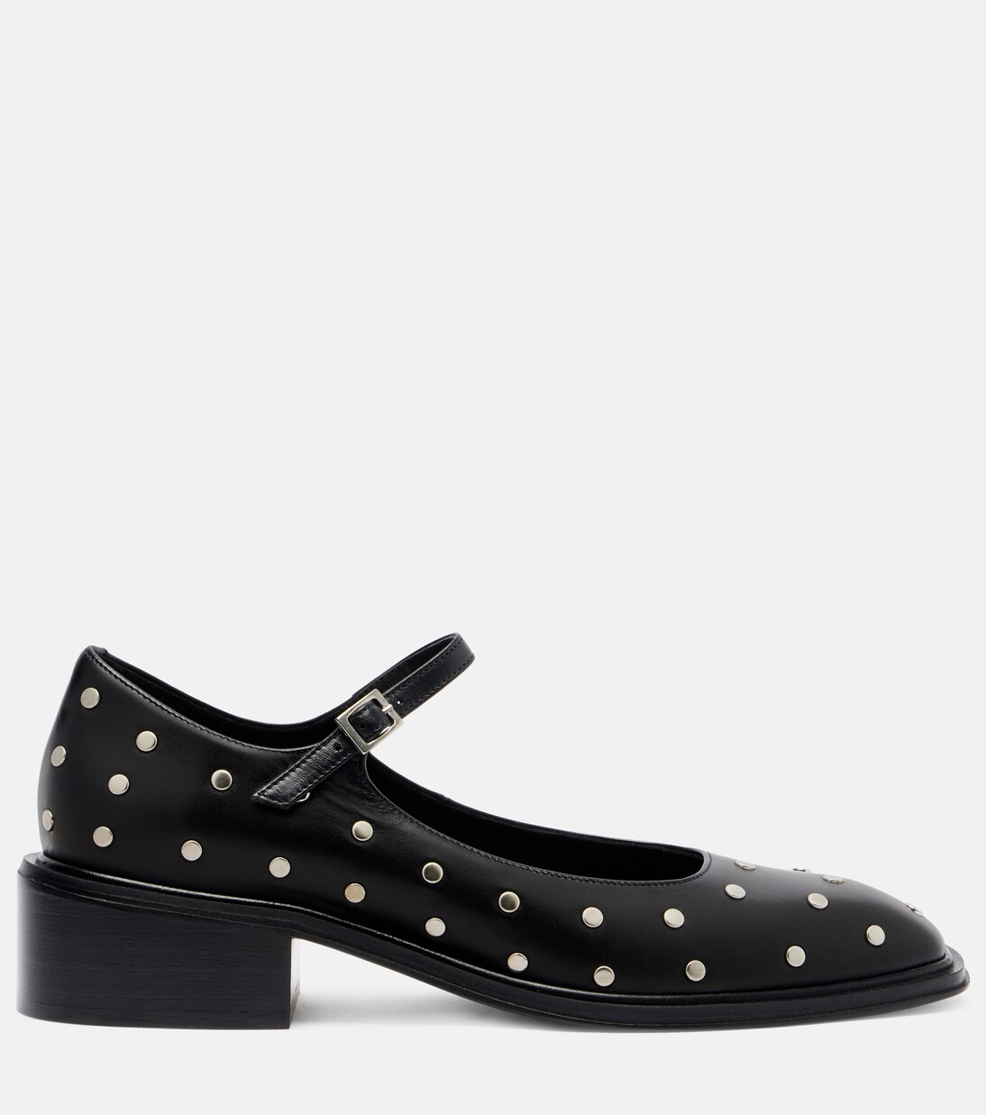 Verzierte Mary-Jane-Pumps Penelope 40 aus Leder | Souliers Martinez