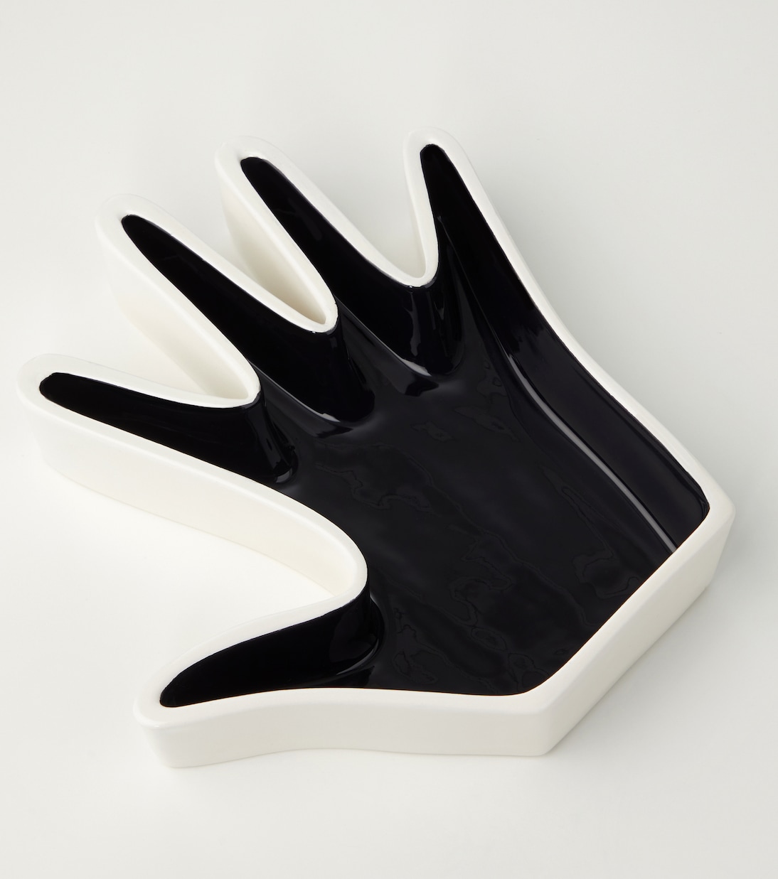 Vassoio decorativo Impronta Mano in ceramica | Cassina