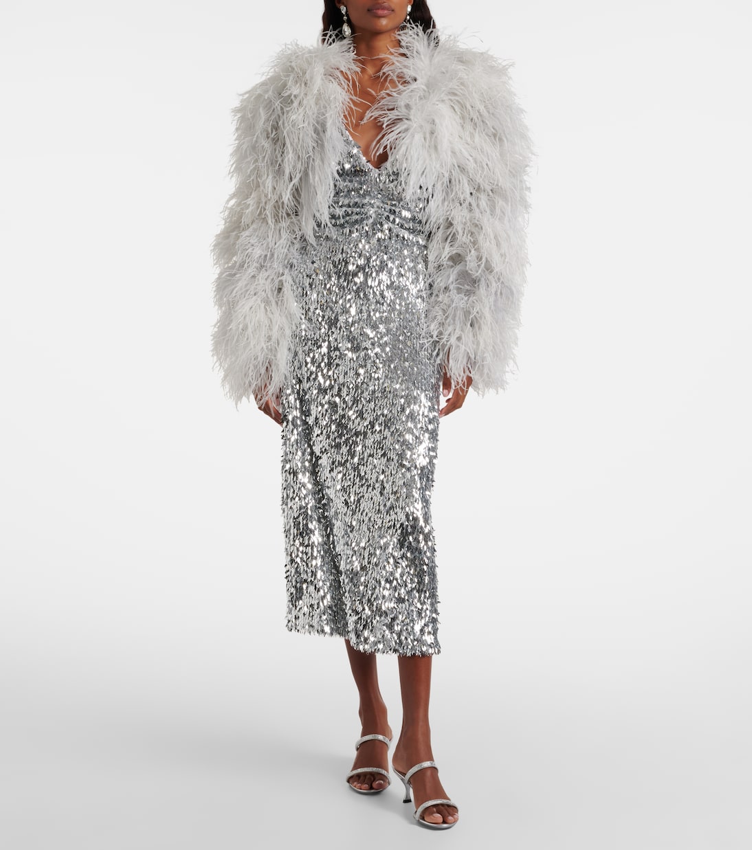 Cocktailkleid mit Pailletten | Dolce&Gabbana