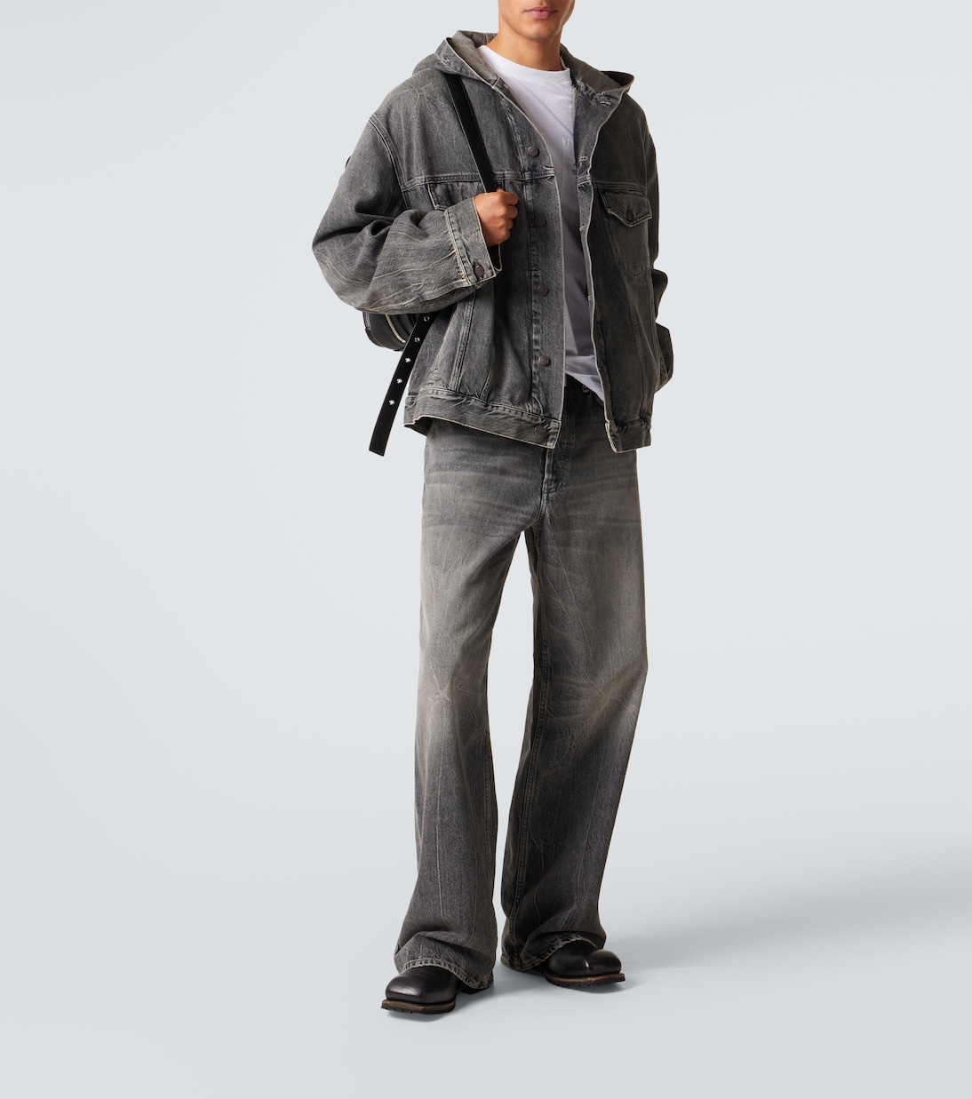 Faded denim jacket | Acne Studios