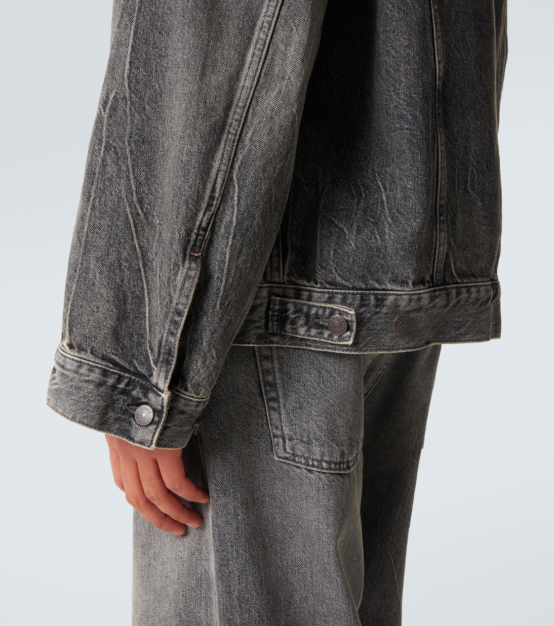 Faded denim jacket | Acne Studios