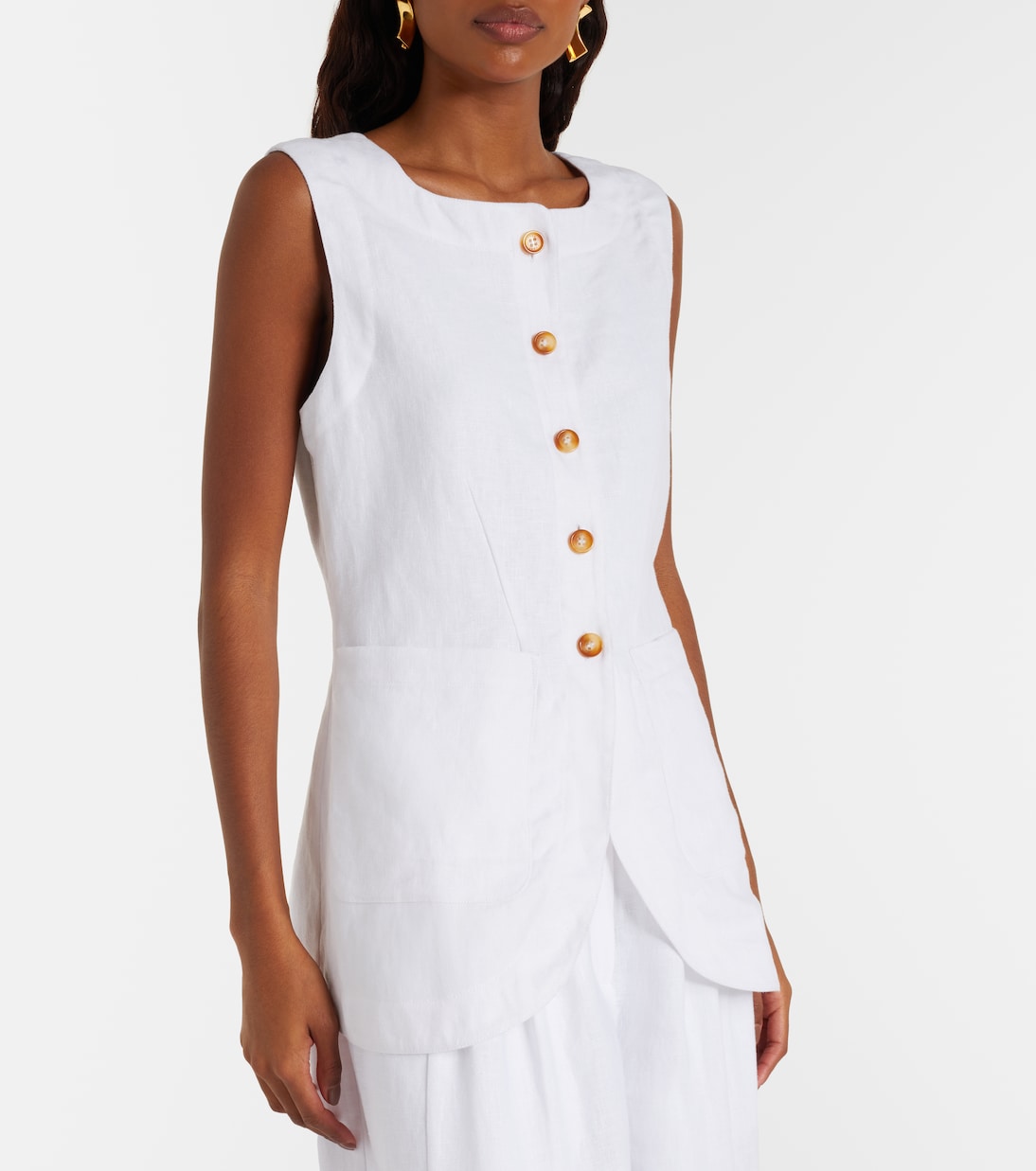 Emma linen vest | Posse