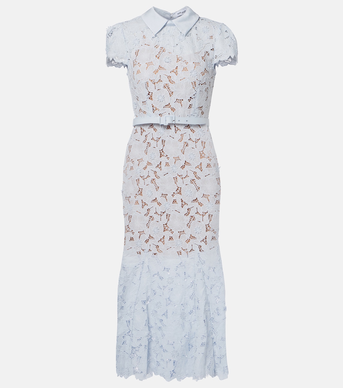 Midikleid aus Guipure-Spitze | Self-Portrait