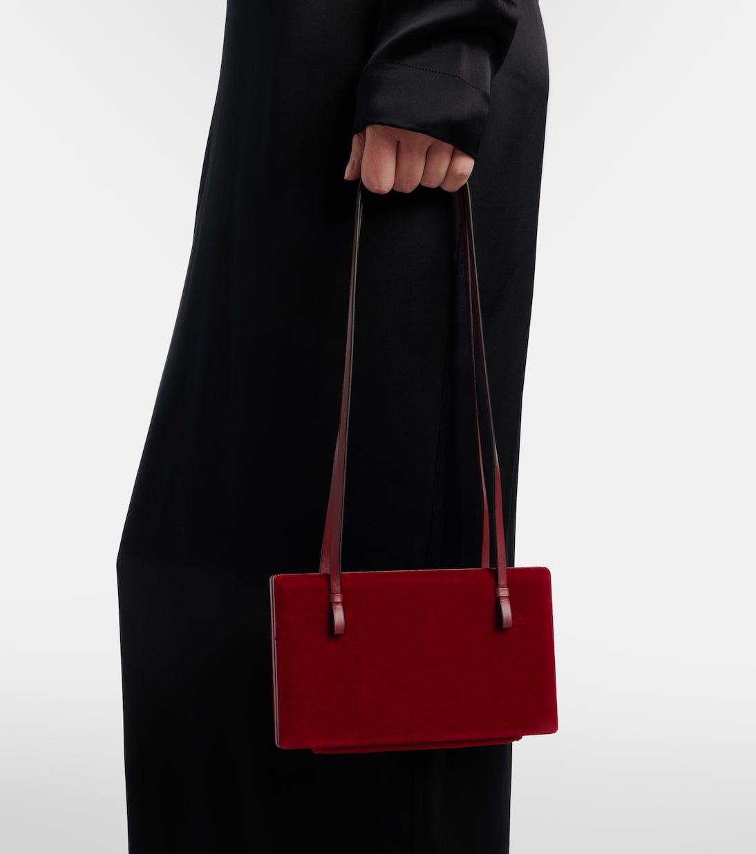 Schultertasche Cocktail aus Samt | Toteme