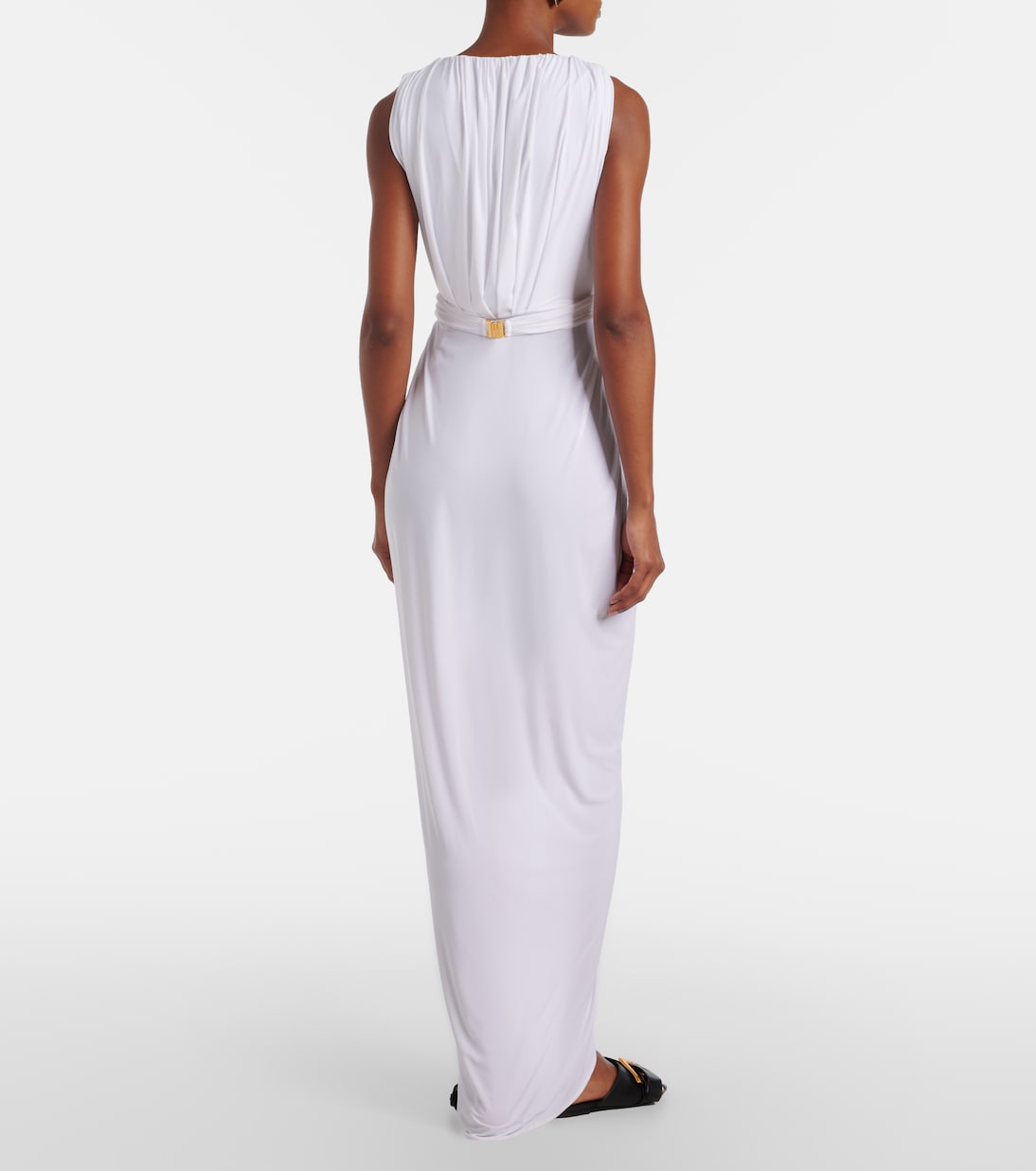 Embellished jersey maxi dress | Balmain