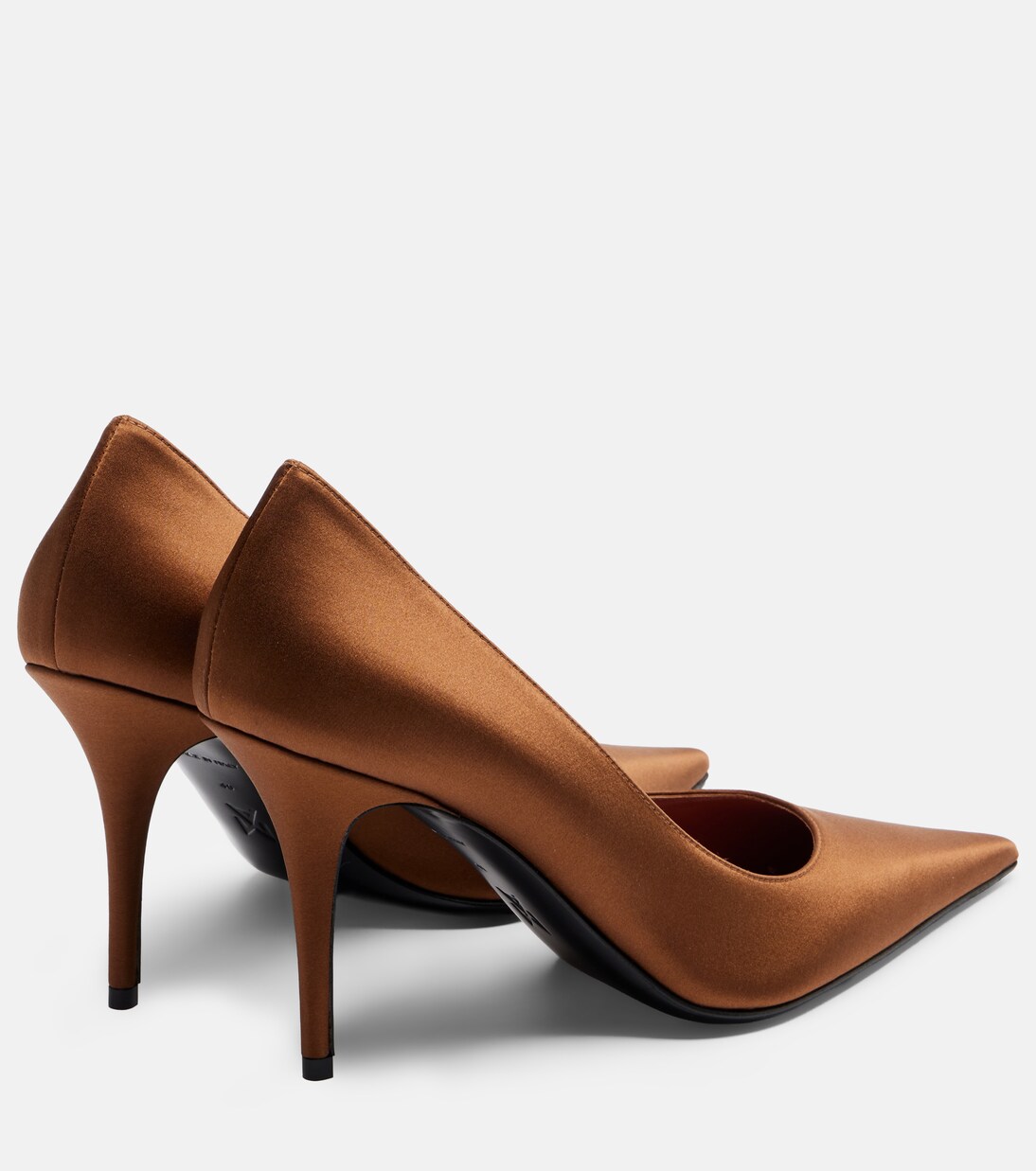 Barbara satin pumps | Amina Muaddi