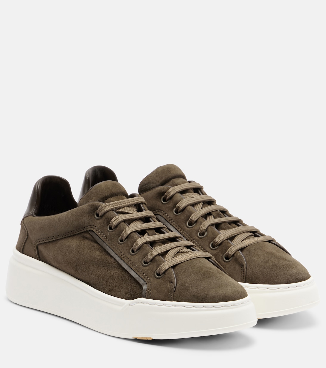 Suede platform sneakers | Max Mara