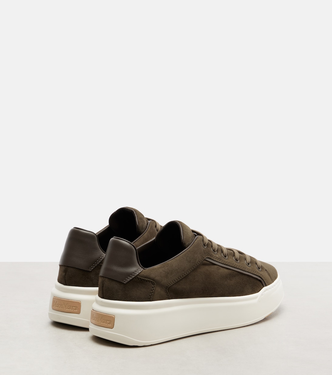 Suede platform sneakers | Max Mara