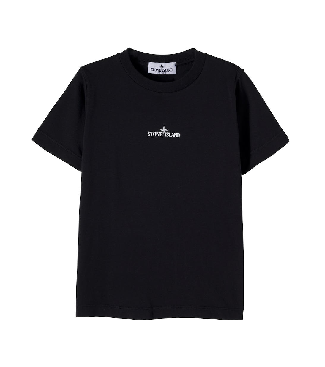 Logo cotton jersey T-shirt | Stone Island Junior