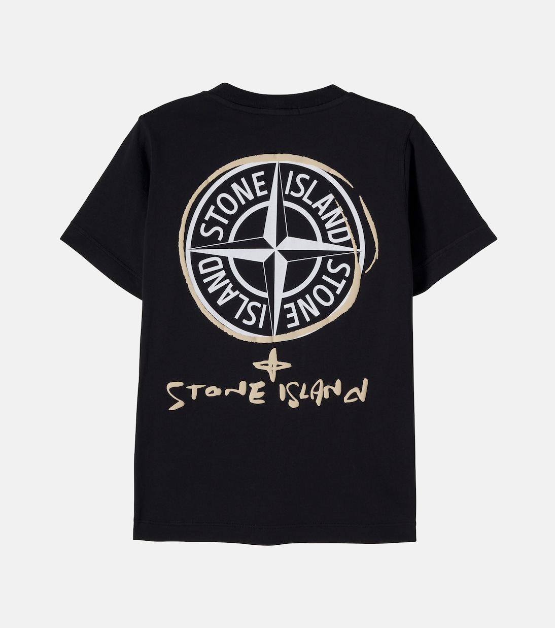 Logo cotton jersey T-shirt | Stone Island Junior