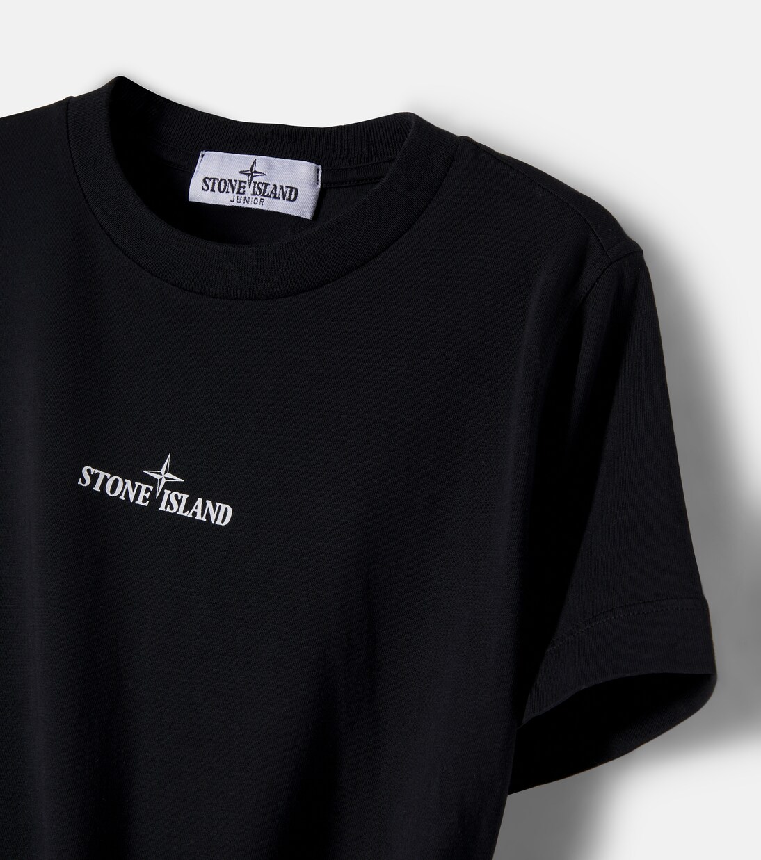 Logo cotton jersey T-shirt | Stone Island Junior