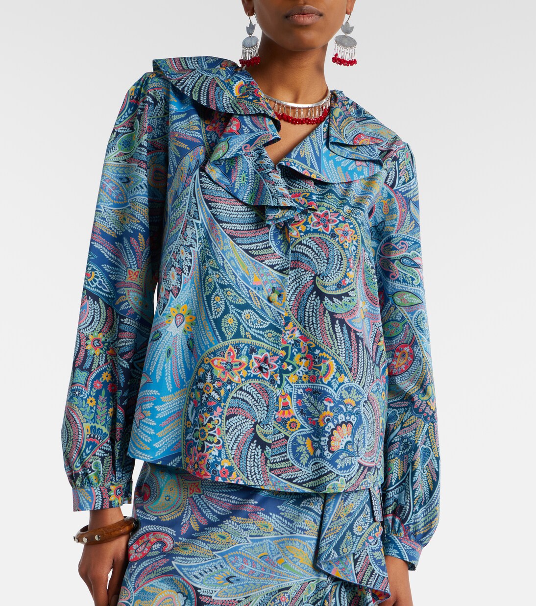 Bluse aus einem Baumwollgemisch | Etro