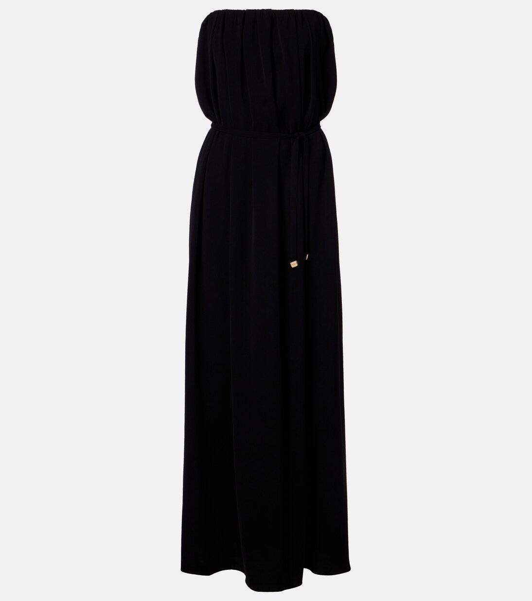 Elegante Sax crêpe strapless gown | Max Mara