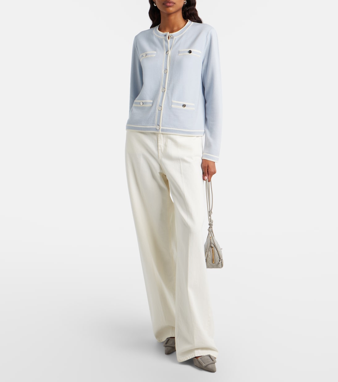 Kendra wool cardigan | Tory Burch