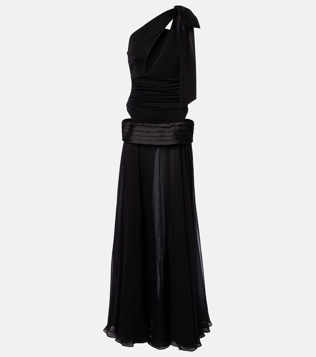 Abito lungo monospalla con cut-out | The New Arrivals Ilkyaz Ozel