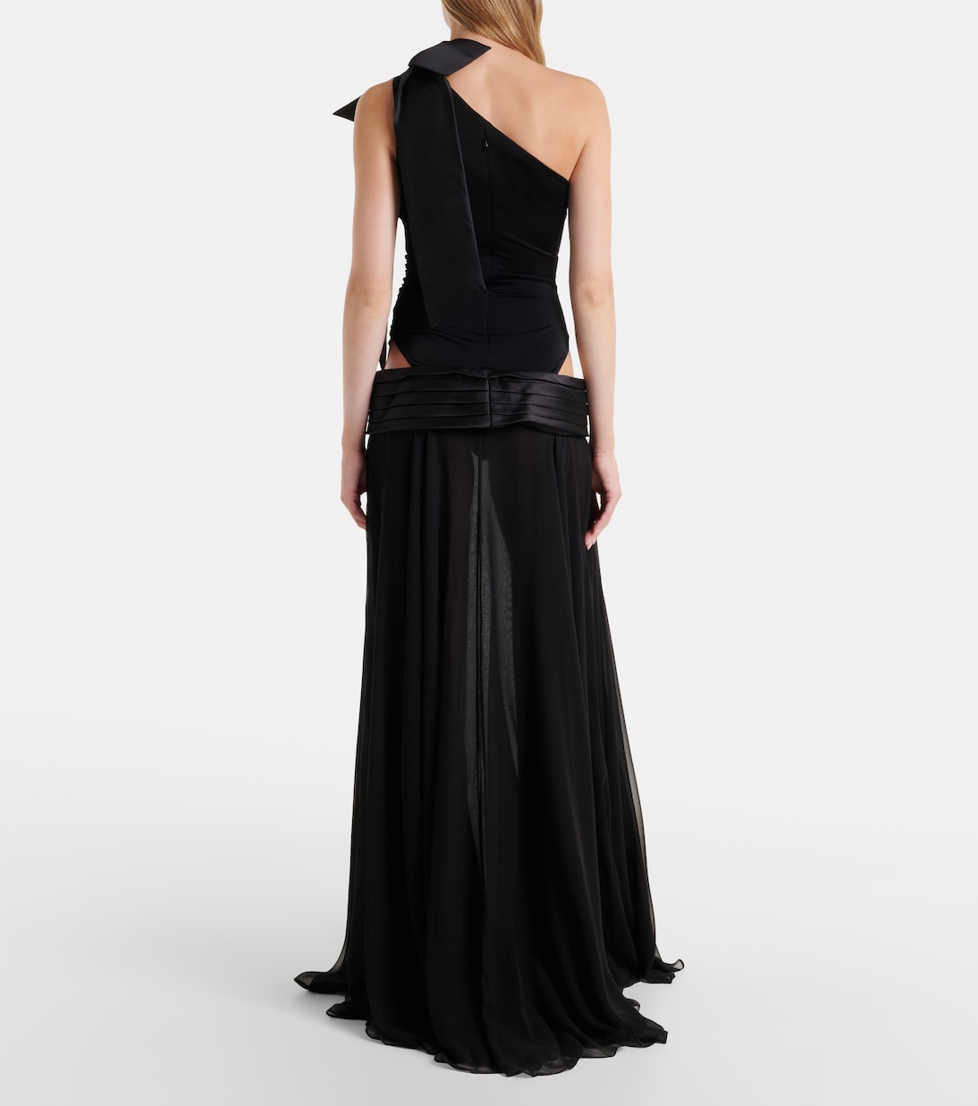 Abito lungo monospalla con cut-out | The New Arrivals Ilkyaz Ozel