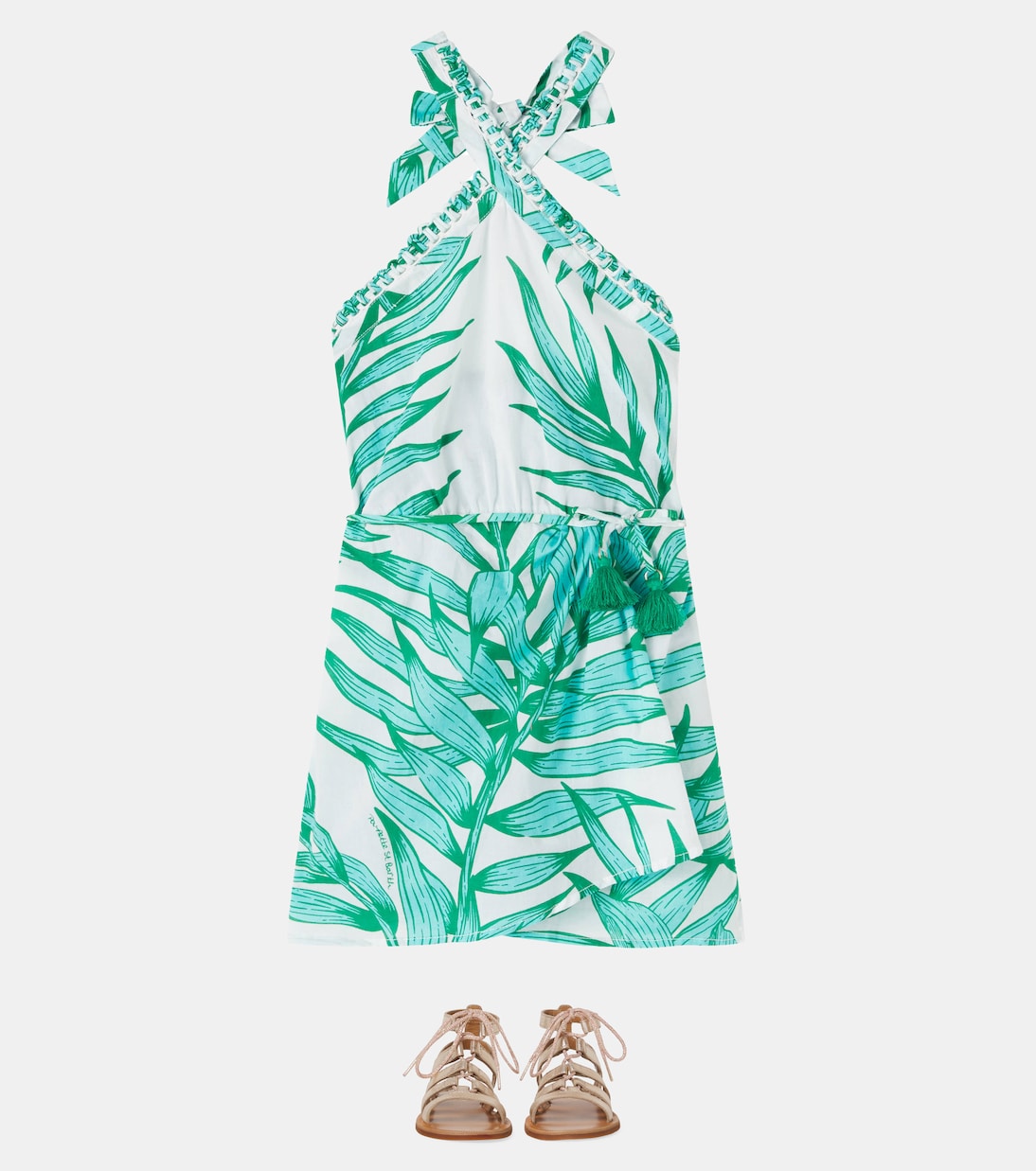 Kleid Manon aus Baumwolle | Poupette St Barth Kids