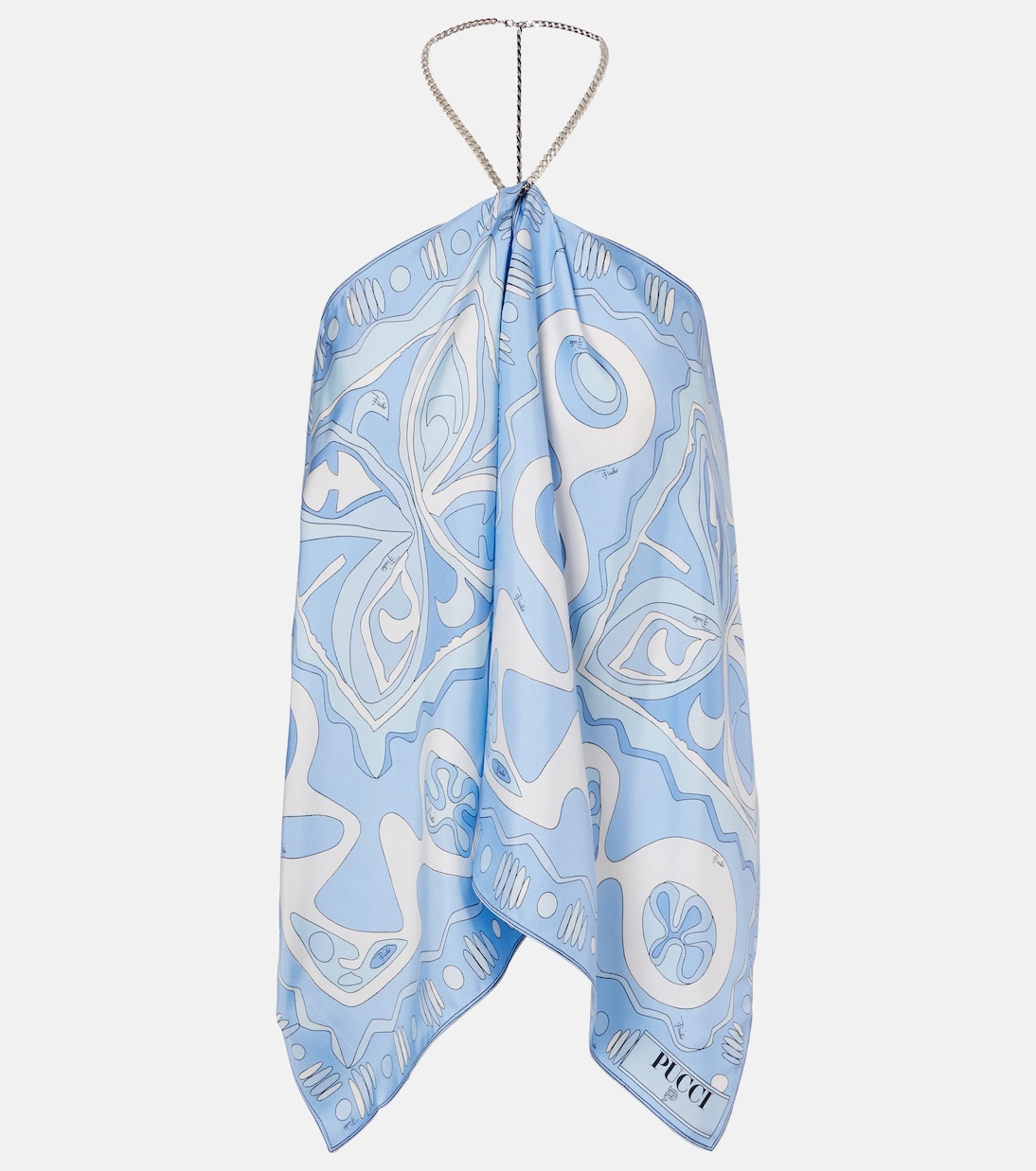 Angoli silk twill top | Pucci